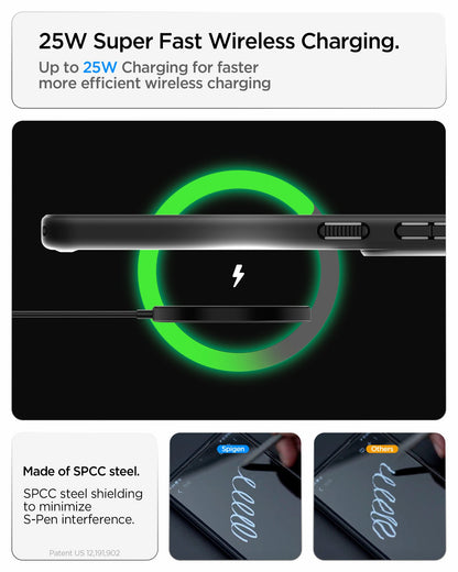 ACS10963 - Showing the 25W Super Fast Wireless charging. Up to 25W charging for faster more efficient wireless charging
