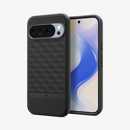 ACS09731 - Pixel 10 Pro XL Case Parallax (MagFit) in black showing the back and front