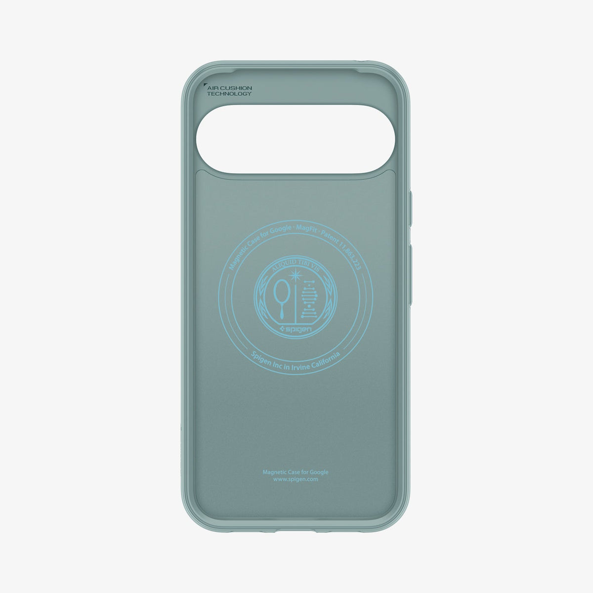 ACS09732 - Pixel 10 Pro XL Case Parallax (MagFit) in sage green showing the inside of case