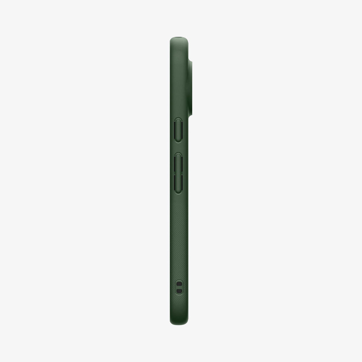 ACS11436 - Pixel 11 Pro Nano Pop (Mag Fit) Avo Green side profile showing responsive button covers, textured side grips, and integrated strap hole.