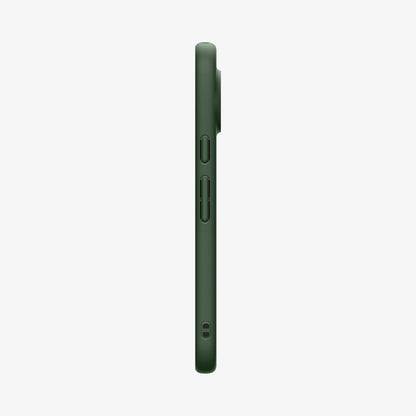 ACS11436 - Pixel 11 Pro Nano Pop (Mag Fit) Avo Green side profile showing responsive button covers, textured side grips, and integrated strap hole.