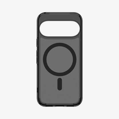 ACS11442 - Pixel 11 Ultra Hybrid (Mag Fit) Frost Black case showing the built in MagFit ring, transparent design, and raised camera surround.