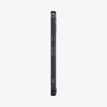 ACS11442 - Pixel 11 Ultra Hybrid (Mag Fit) Frost Black slim side profile showing responsive button covers, textured power button, precise cutouts, and a raised camera surround.