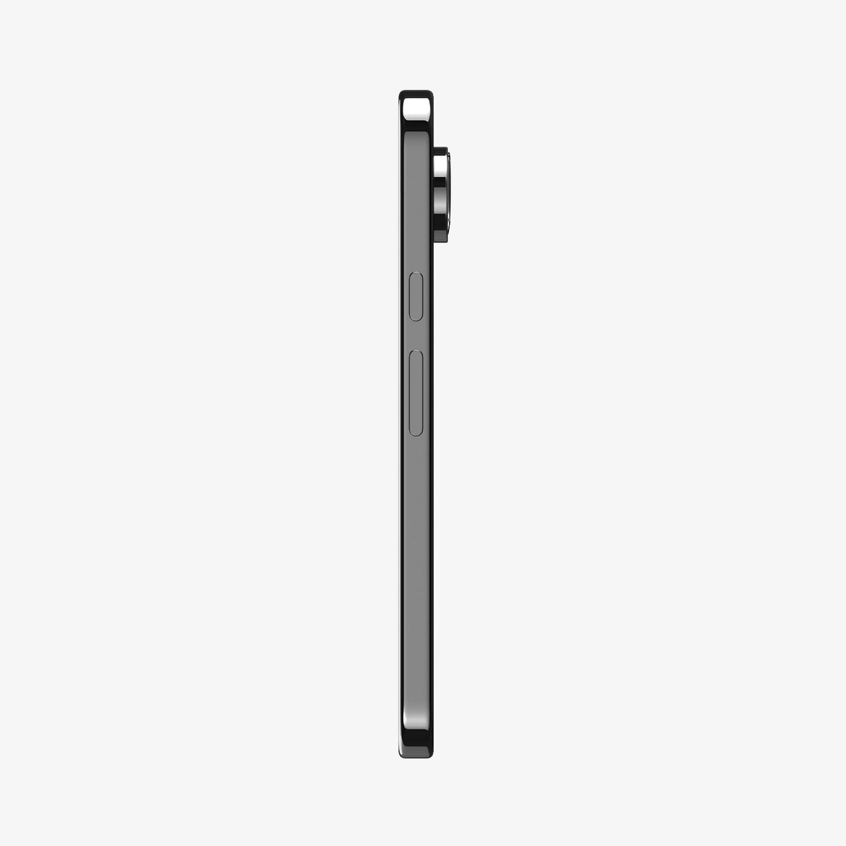 AGL09662 - Pixel 10 Pro Optik EZ Fit Lens Protector showing the side with volume buttons