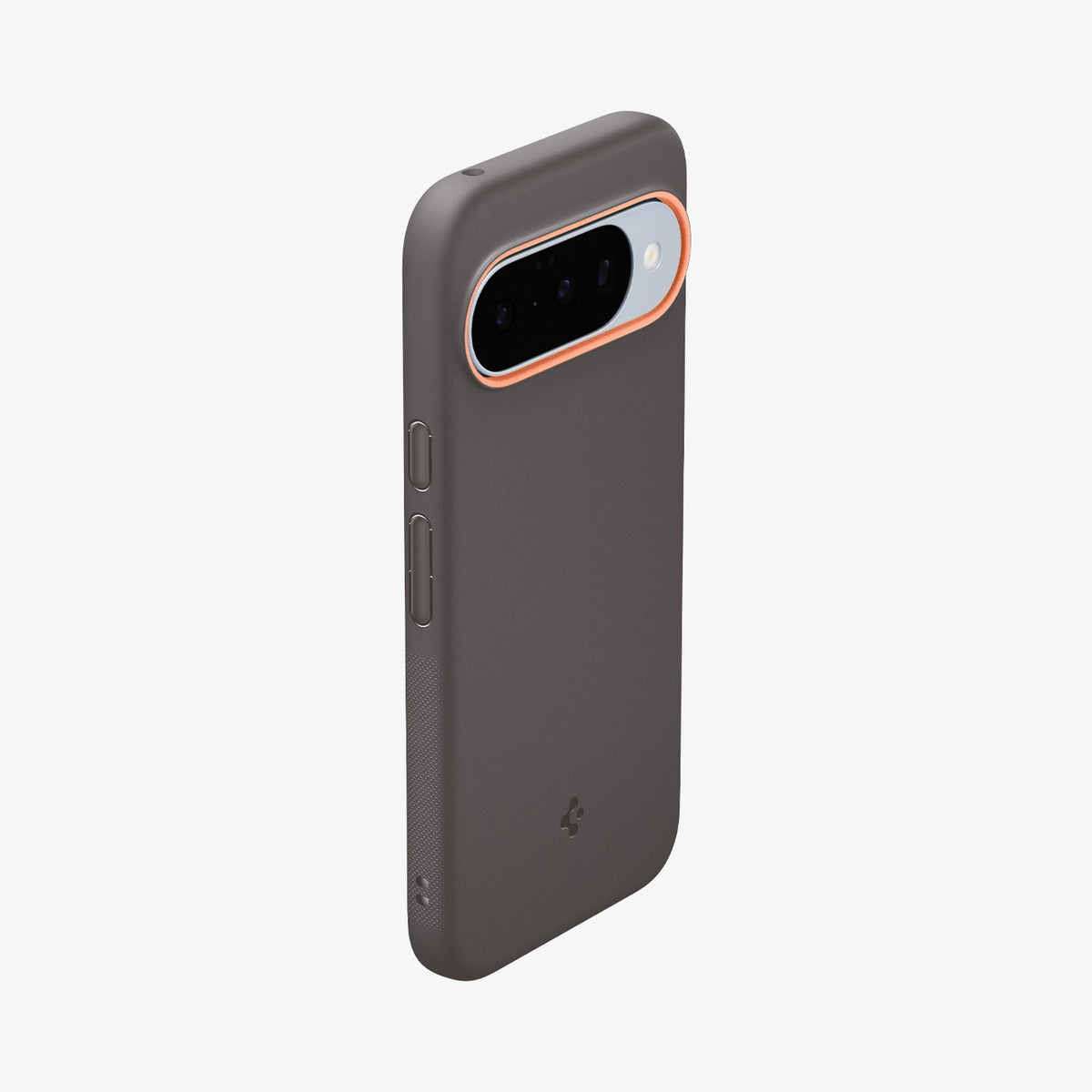 ACS09712 - Pixel 10 Pixel 10 Pro Case Nano Pop (MagFit) in Papaya Gray showing the back and side