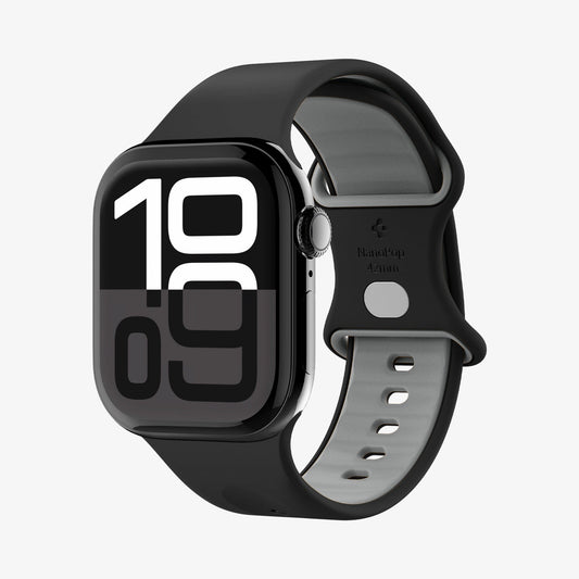 AMP09324 - Apple Watch Series - Nano Pop 42mm in Black Sesame showing the front.