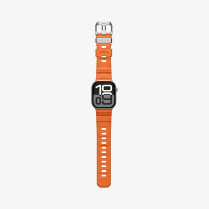 AMP10509 - Apple Watch 10/11 (46mm) WBS2 in Orange showing the front band laid flat