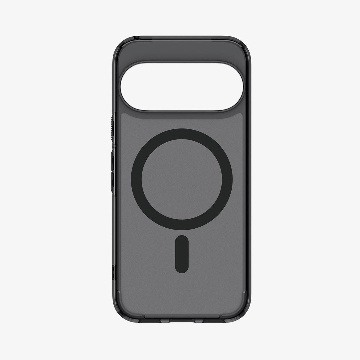 ACS11432 - Pixel 11 Pro Ultra Hybrid (Mag Fit) Frost Black case showing the built in MagFit ring, transparent design, and raised camera surround.