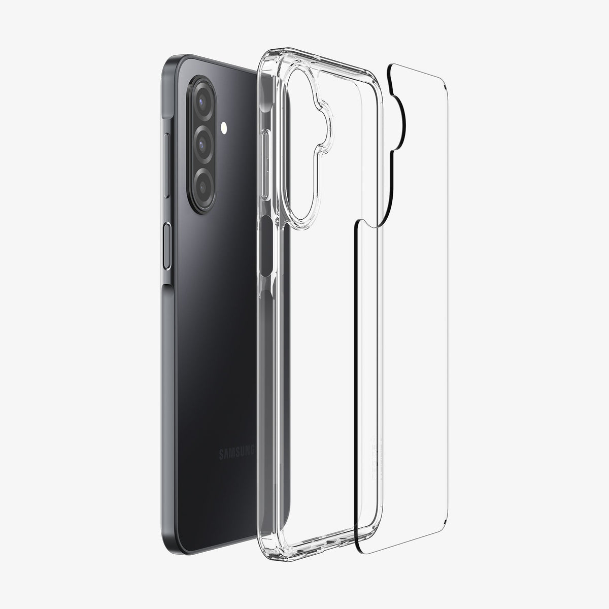 ACS10108 - Galaxy A17 5G Case Ultra Hybrid in Crystal Clear showing the back with case detail