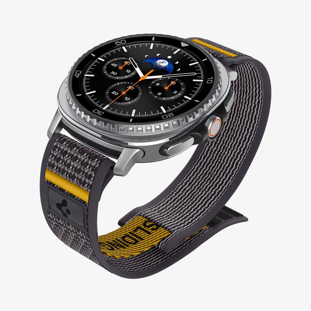AMP10112 - SWi-9 Series - Athlex Air in Active Gray showing the front and partial inside of band