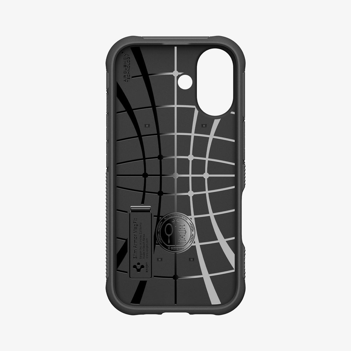 ACS09653 - iPhone 17 Slim Armor (MagFit) in Black showing the inner case