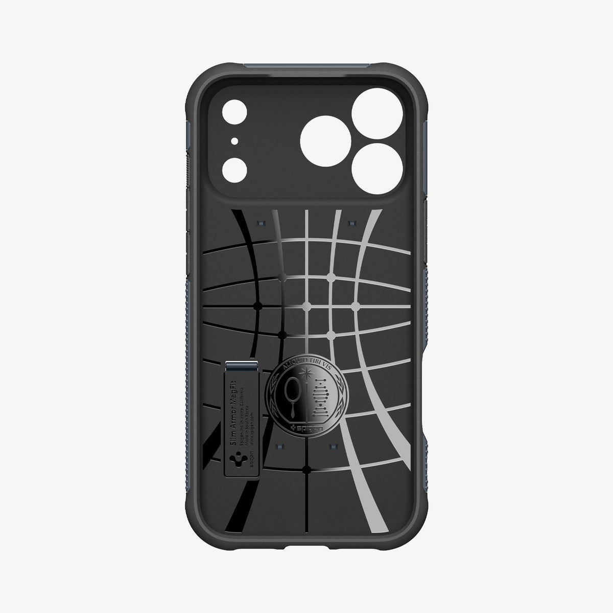 ACS09634 - iPhone 17 Pro Slim Armor (MagFit) in Metal Slate showing the inner case