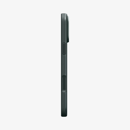 ACS09880 - iPhone 17 Pro Max Thin Fit (MagFit) in abyss green showing the side