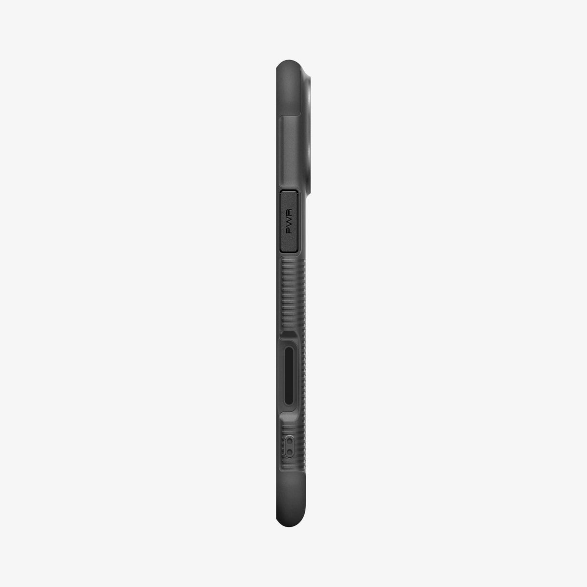 ACS09674 - iPhone 17 Pro Max Slim Armor (MagFit) in Frost Black showing the side