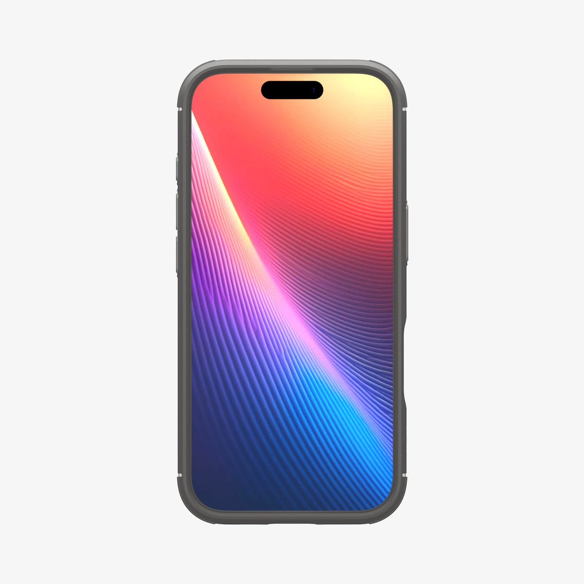 ACS09687 - iPhone 17 Core Armor (MagFit) in Marble Gray showing the front