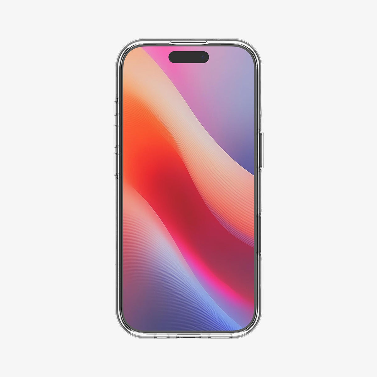 ACS09648 - iPhone 17 Crystal Flex (MagFit) in Clear White showing the front
