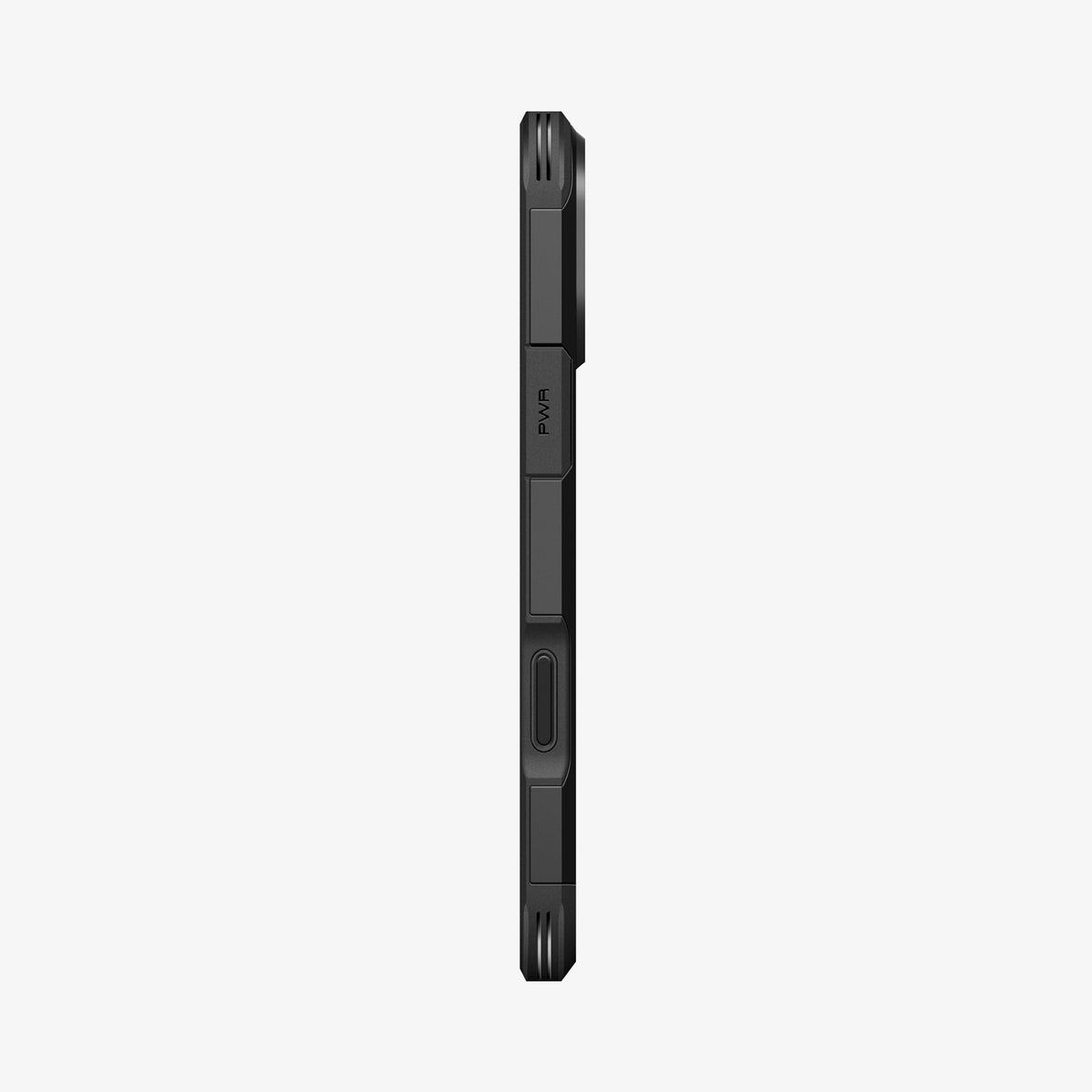 ACS09950 - iPhone 17 Pro Case Tough Armor T AI (MagFit) in black showing the side