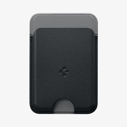 AFA06997 - MagSafe Card Holder Nano Pop (Mag Fit) in Black Sesame showing the front