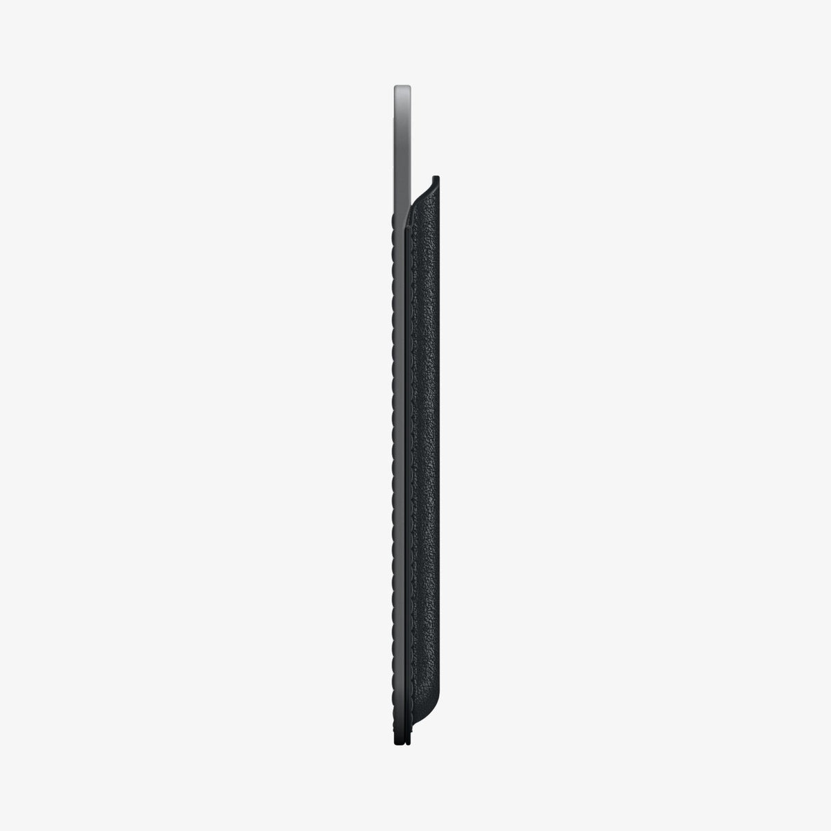 AFA06997 - MagSafe Card Holder Nano Pop (Mag Fit) in Black Sesame showing the side