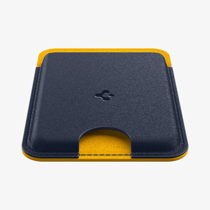 AFA06390 - MagSafe Card Holder Nano Pop (Mag Fit) in Blueberry Navy showing the front and bottom