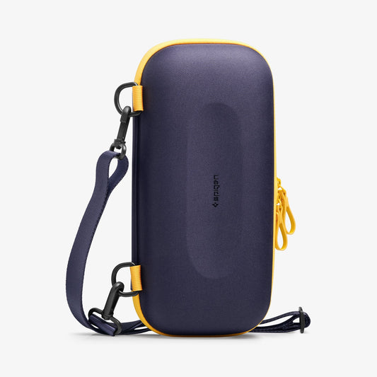 AGP09565 - Nintendo Switch 2 Nano Pop Pro Blueberry Navy showing the front with the strap