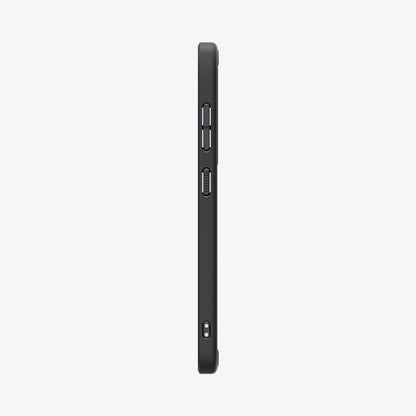 ACS08986 - Galaxy S25 Plus Case Ultra Hybrid in Frost Black showing side