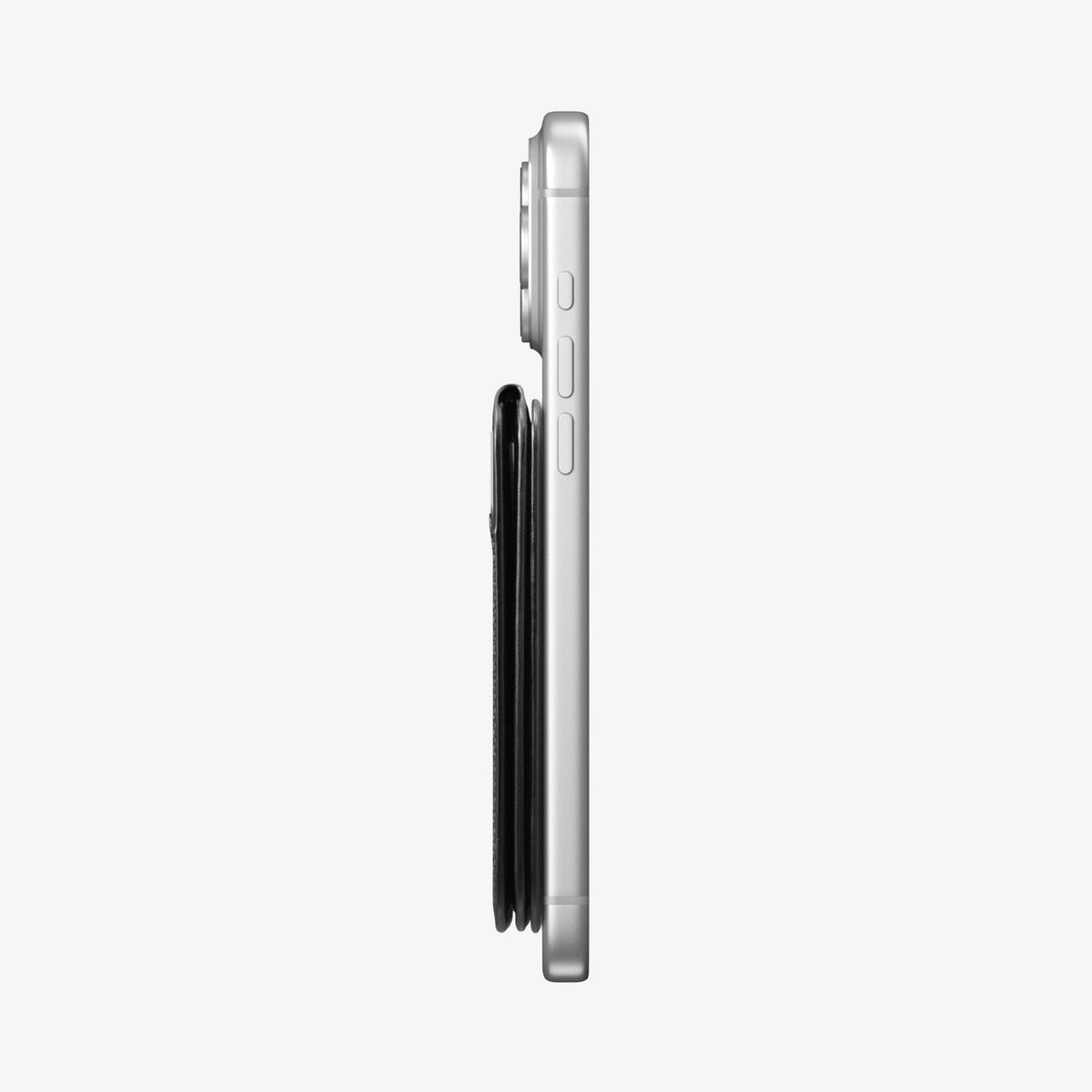 AFA10406 - MagSafe Card Holder Slim Fold (Mag Fit) | S314-2 showing the side with card holder attached to device