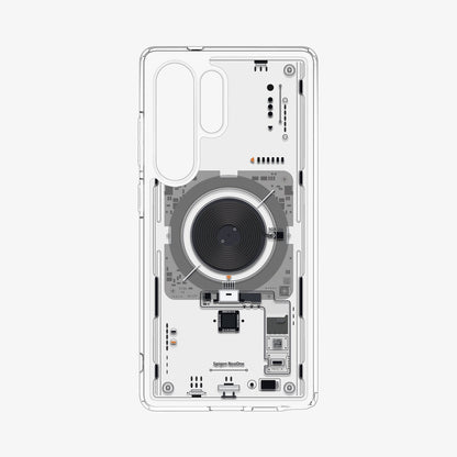 ACS08959 - Galaxy S25 Ultra Case Ultra Hybrid Metal Ring Neo One (MagFit) in Neo One showing the inner