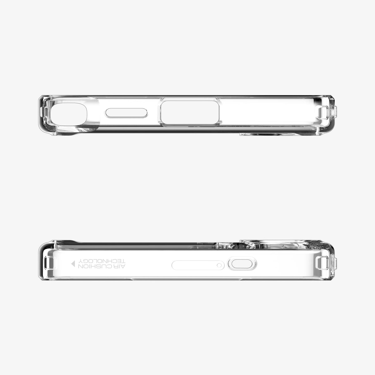 ACS08959 - Galaxy S25 Ultra Case Ultra Hybrid Metal Ring Neo One (MagFit) in Neo One showing the top and bottom