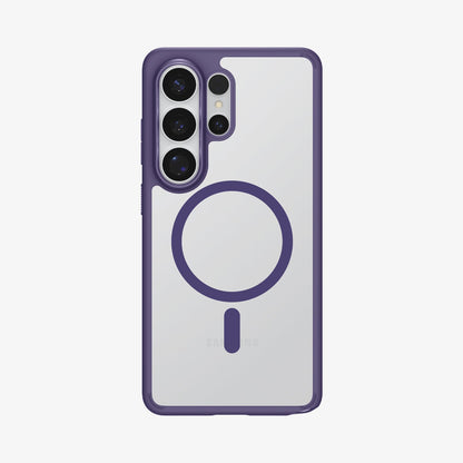 ACS11161 - Galaxy S26 Ultra Case Ultra Hybrid (Mag Fit) Deep Purple showing the back