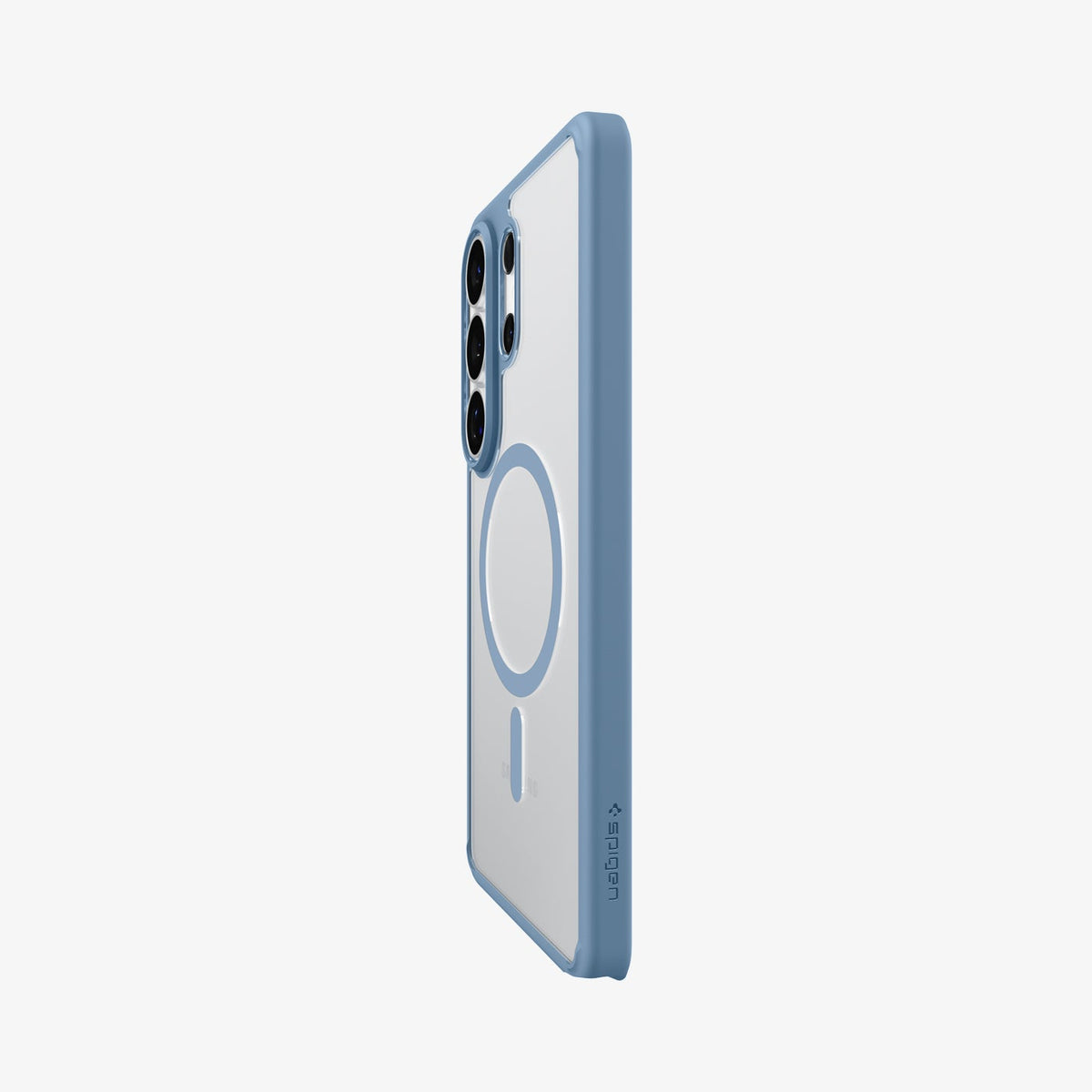 ACS11160 - Galaxy S26 Ultra Case Ultra Hybrid (Mag Fit) Light Blue showing the back and partial side