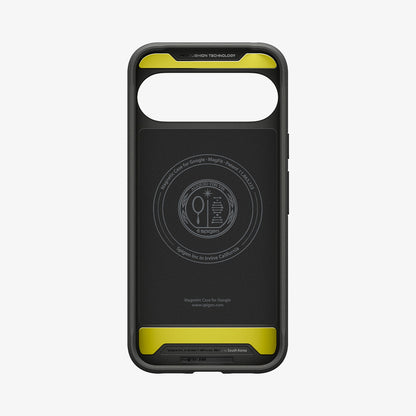 ACS09721 - Pixel 10 Pro XL Case Rugged Armor (MagFit) in black showing the inside of case