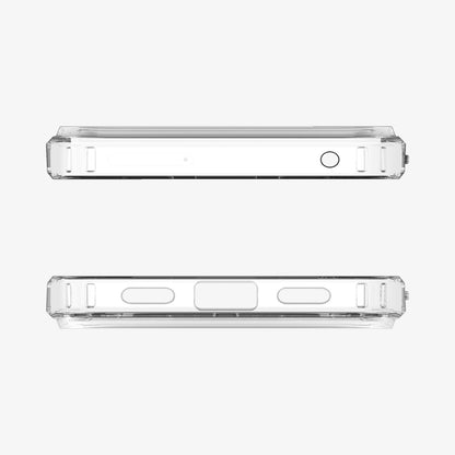 ACS09717 - Pixel 10 Pixel 10 Pro Crystal Flex (MagFit) showing the top and bottom of case