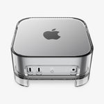 ACS09210 - Apple Mac Mini Stand | Ultra Hybrid in Crystal Clear showing the front and top