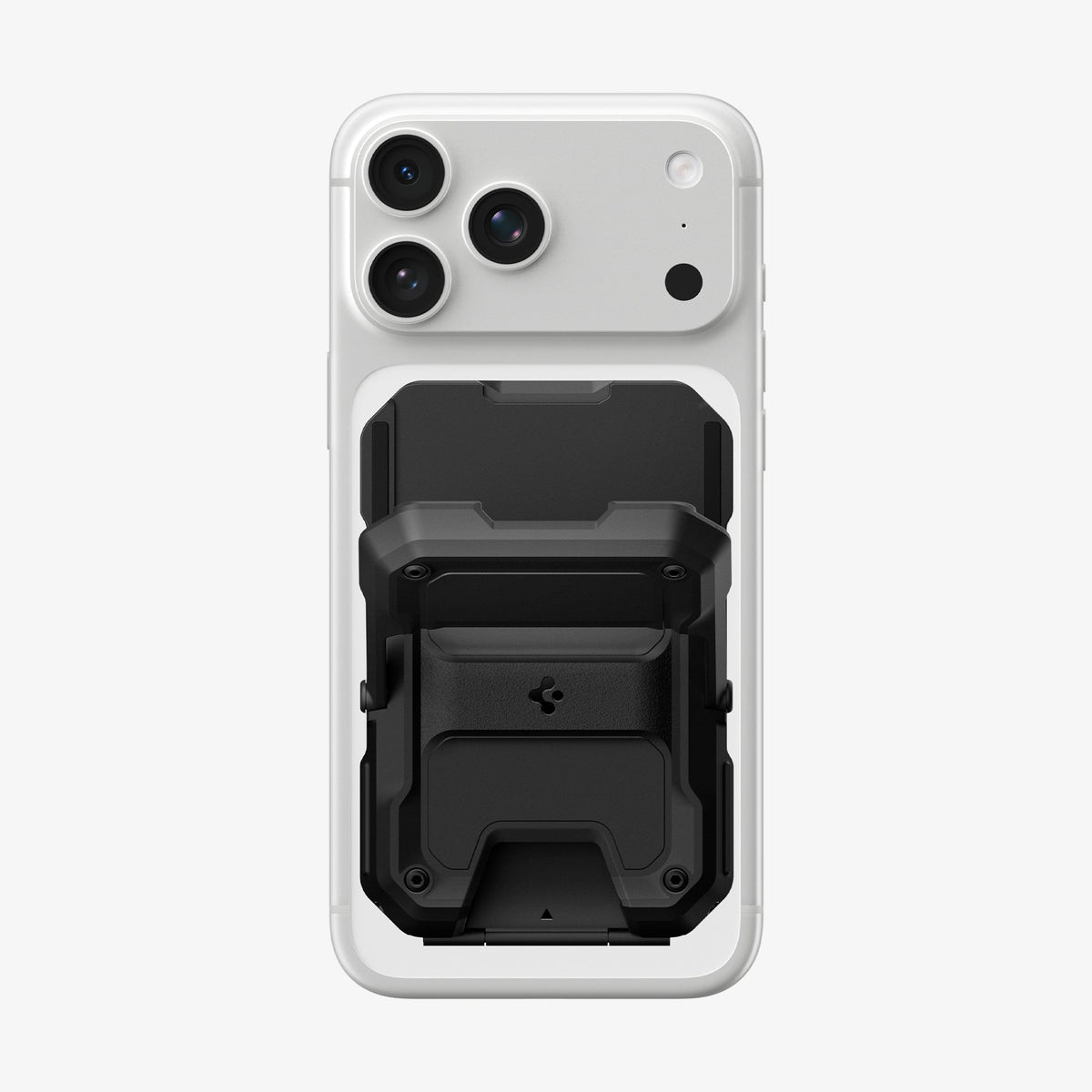 AFA09327 - Tough Armor Pro Card Holder (MagFit) in Black showing back with open