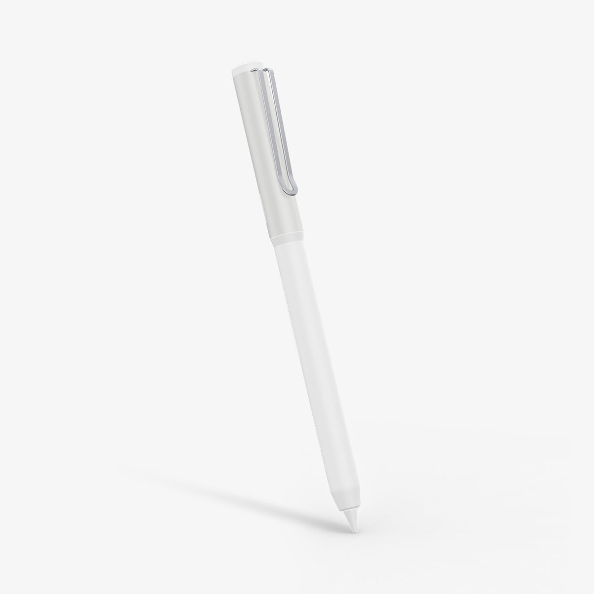 ACS05857 - Apple Pencil Holder DA201 in white showing the back and partial side