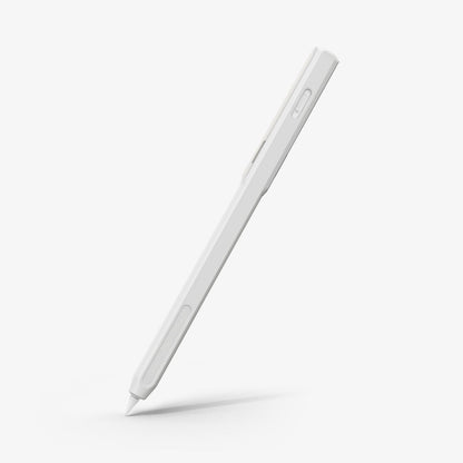 ACS05857 - Apple Pencil Holder DA201 in white showing the front and side