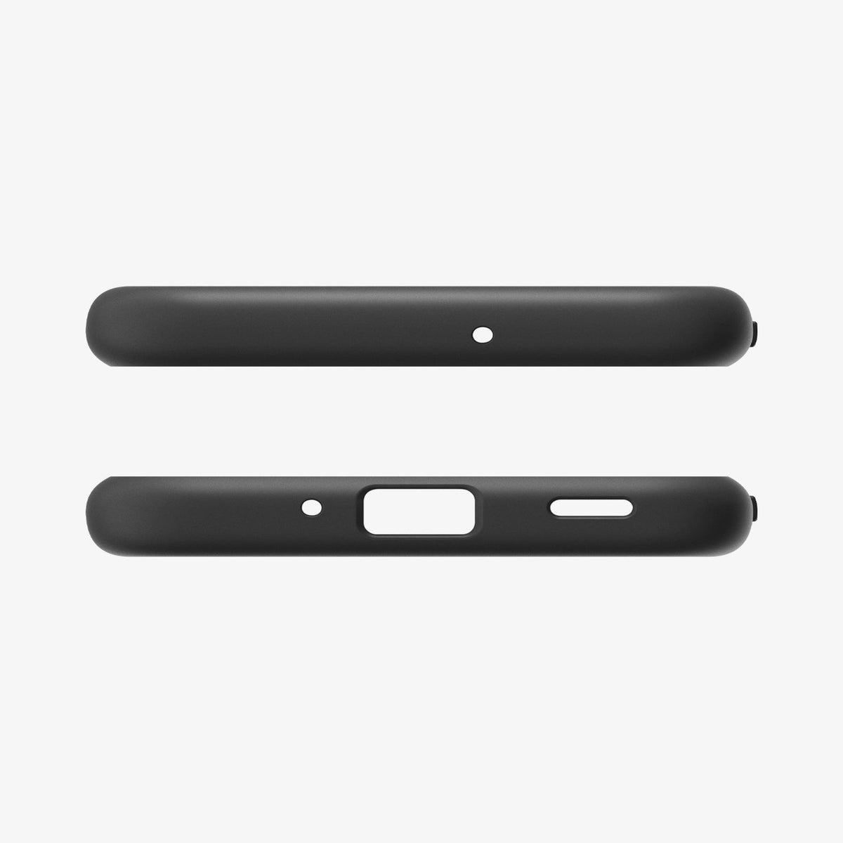 ACS09014 - Galaxy A16 Case Slim Armor in Metal Slate showing the top and bottom