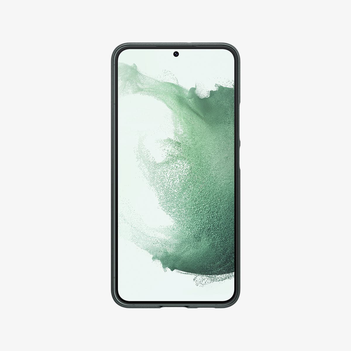 ACS04388 - Galaxy S22 5G Case AirSkin in abyss green showing the front