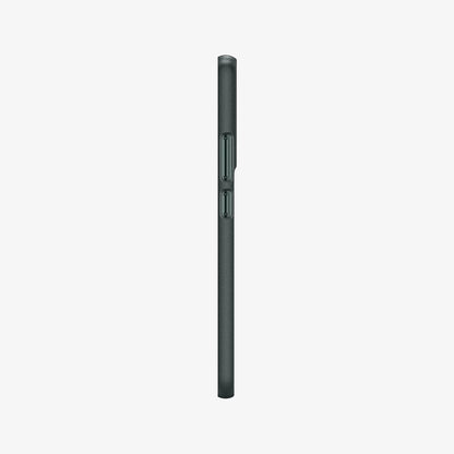 ACS04388 - Galaxy S22 5G Case AirSkin in abyss green showing the side with volume controls