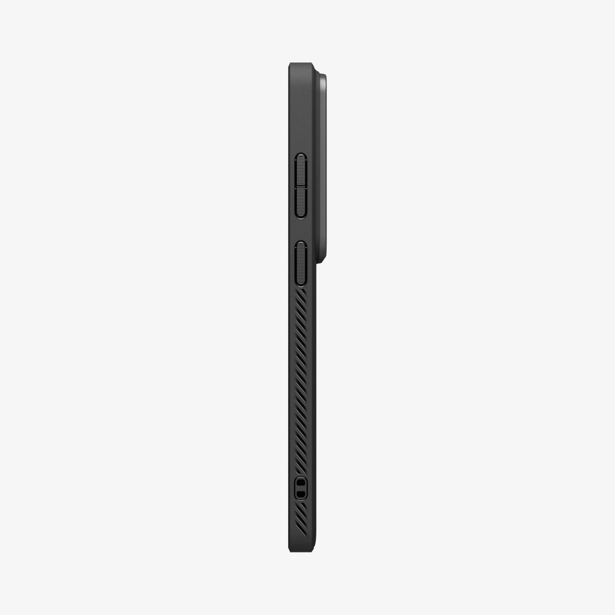 ACS11040 - Galaxy S26 Ultra Optik Armor in Black showing side