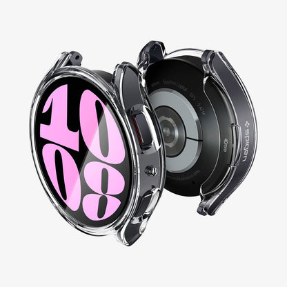 ACS06502 - Galaxy Watch 6 (40mm) Case Ultra Hybrid in crystal clear showing the front, back and sides