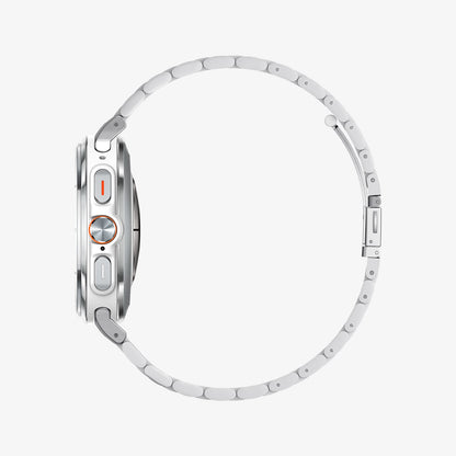 AMP08823 - Watch Ultra (47mm) Modern Fit 316L Band in Silver showing the side facing left