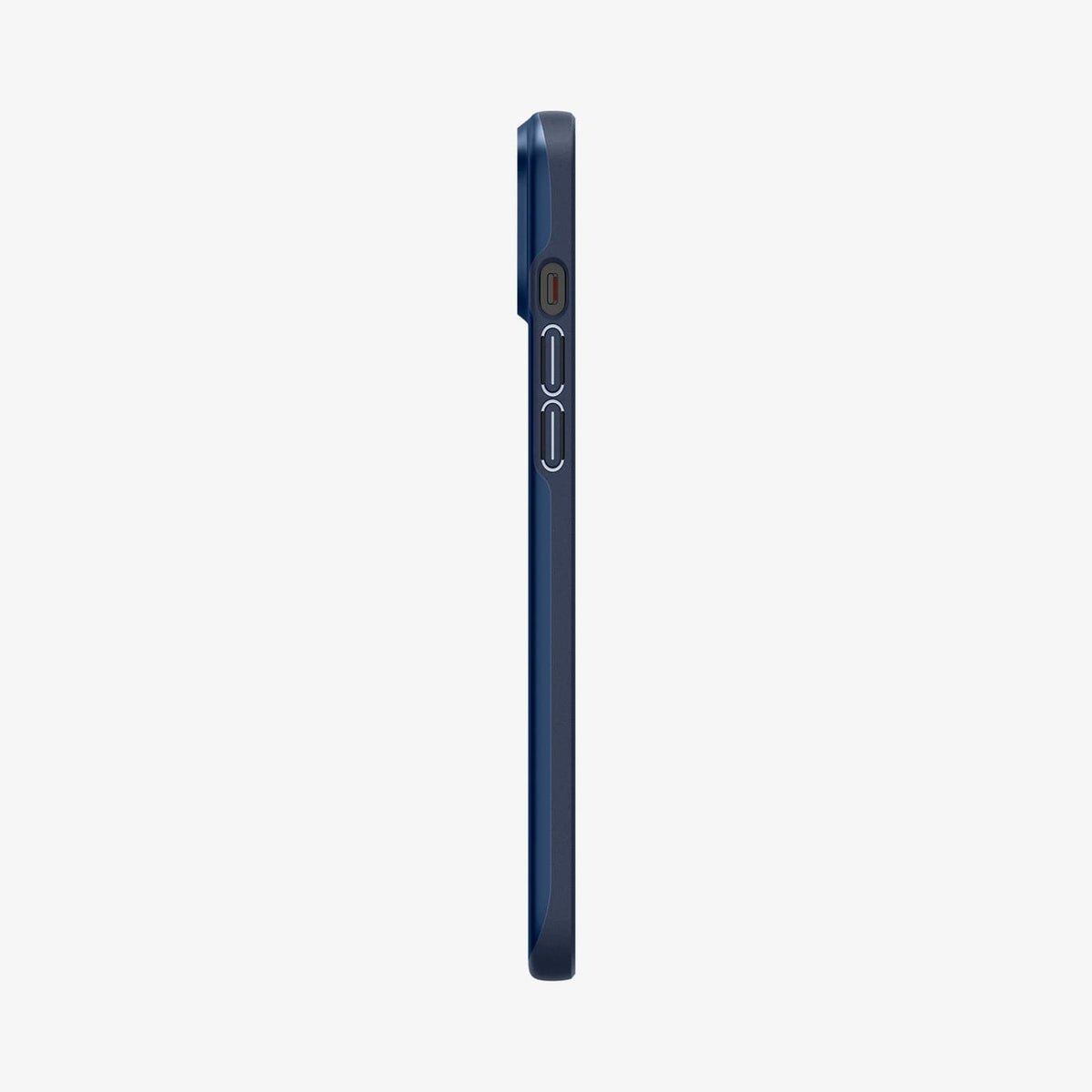 ACS06777 - iPhone 15 Case Thin Fit in navy blue showing the side