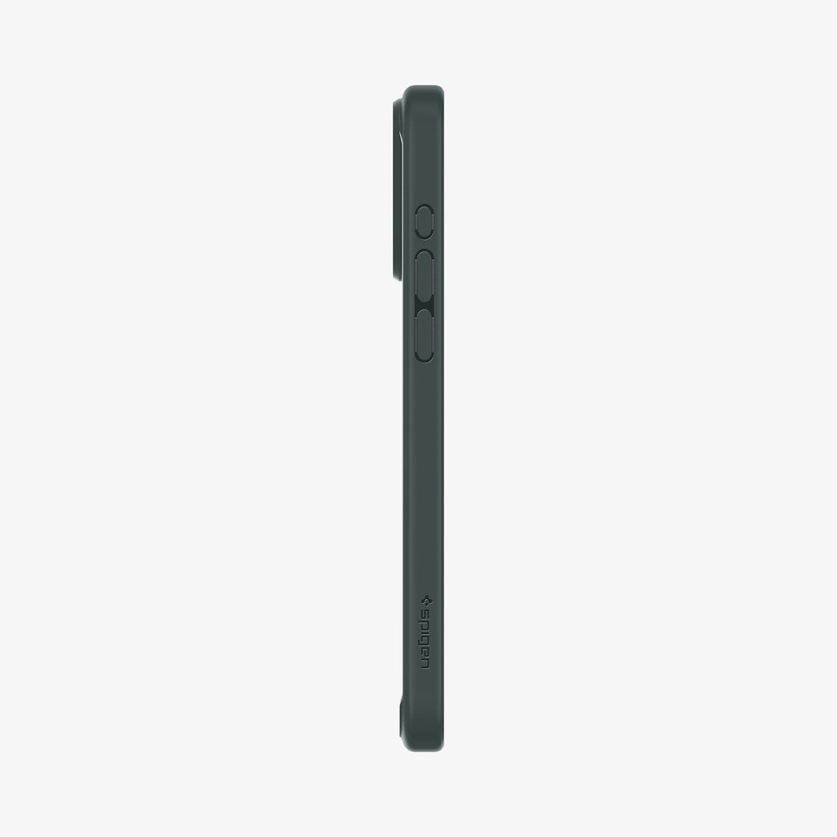 ACS06710 - iPhone 15 Pro Case Ultra Hybrid in frost green showing the side with volume controls