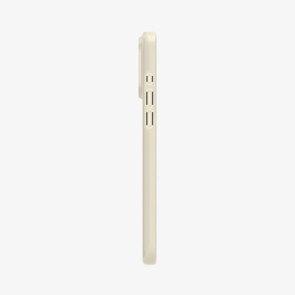 ACS06551 - iPhone 15 Pro Max Case Thin Fit in mute beige showing the side
