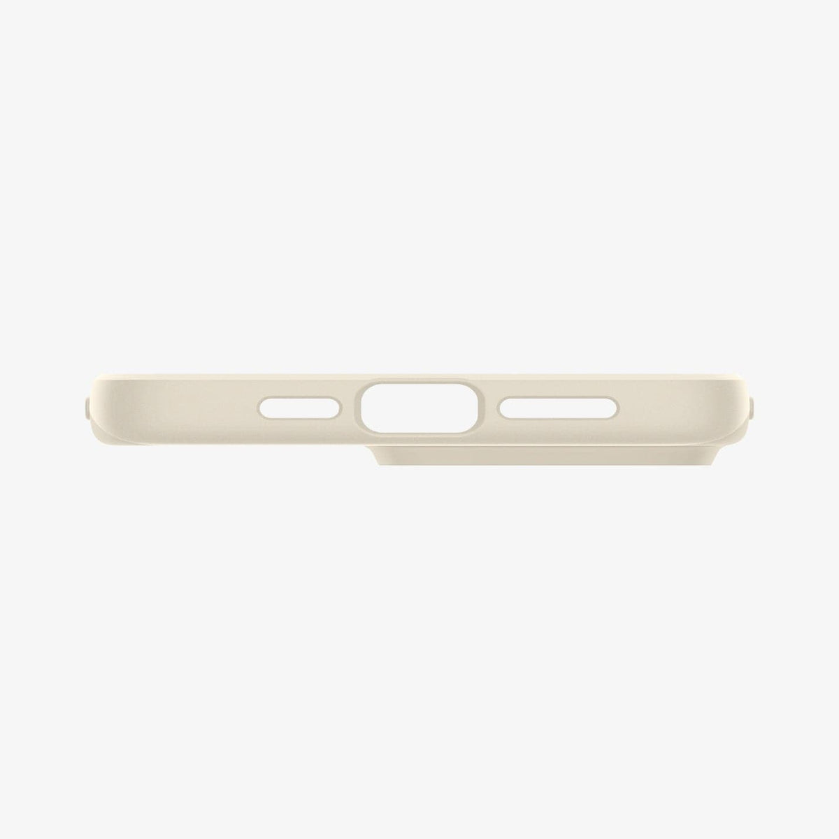 ACS06551 - iPhone 15 Pro Max Case Thin Fit in mute beige showing the bottom