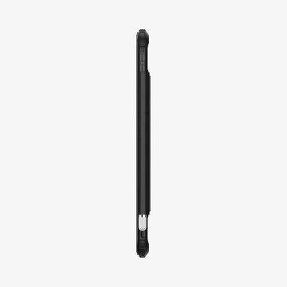 ACS05416 - iPad 10.9" Case Ultra Hybrid Pro in black showing the side with volume controls