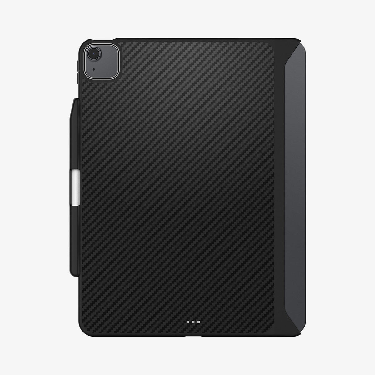 ACS07757 - iPad Air 11-inch (2024) Case Enzo Aramid in Black showing the back