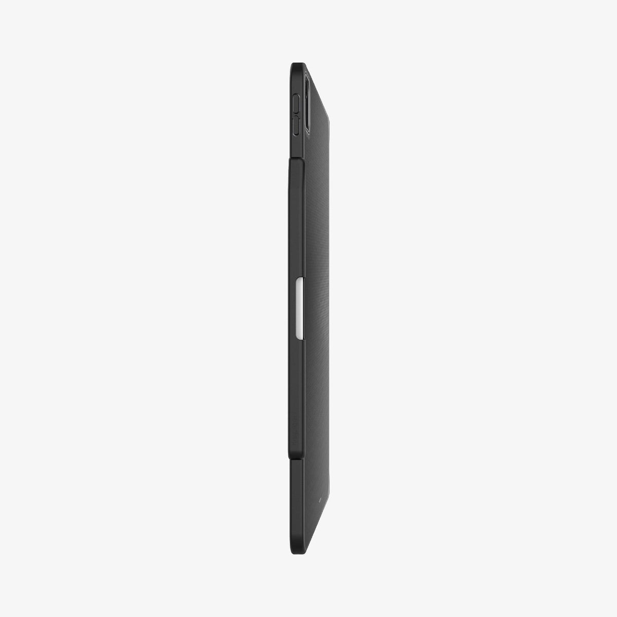 ACS07670 - iPad Air 13-inch (2024) Case Enzo Aramid in Black showing the partial back and partial side